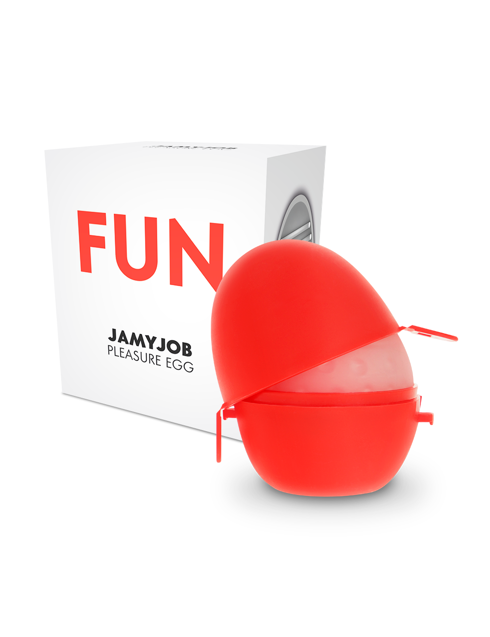 JAMYJOB EGG MASTURBATOR WHITE EDITION DISCRETT JAMYJOB EGG MASTURBATOR WHITE EDITION DISCRETT
