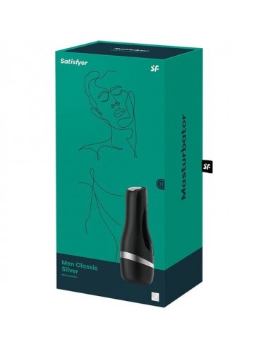 SATISFYER - MASTURBATOR MEN CLASSIC SILVER