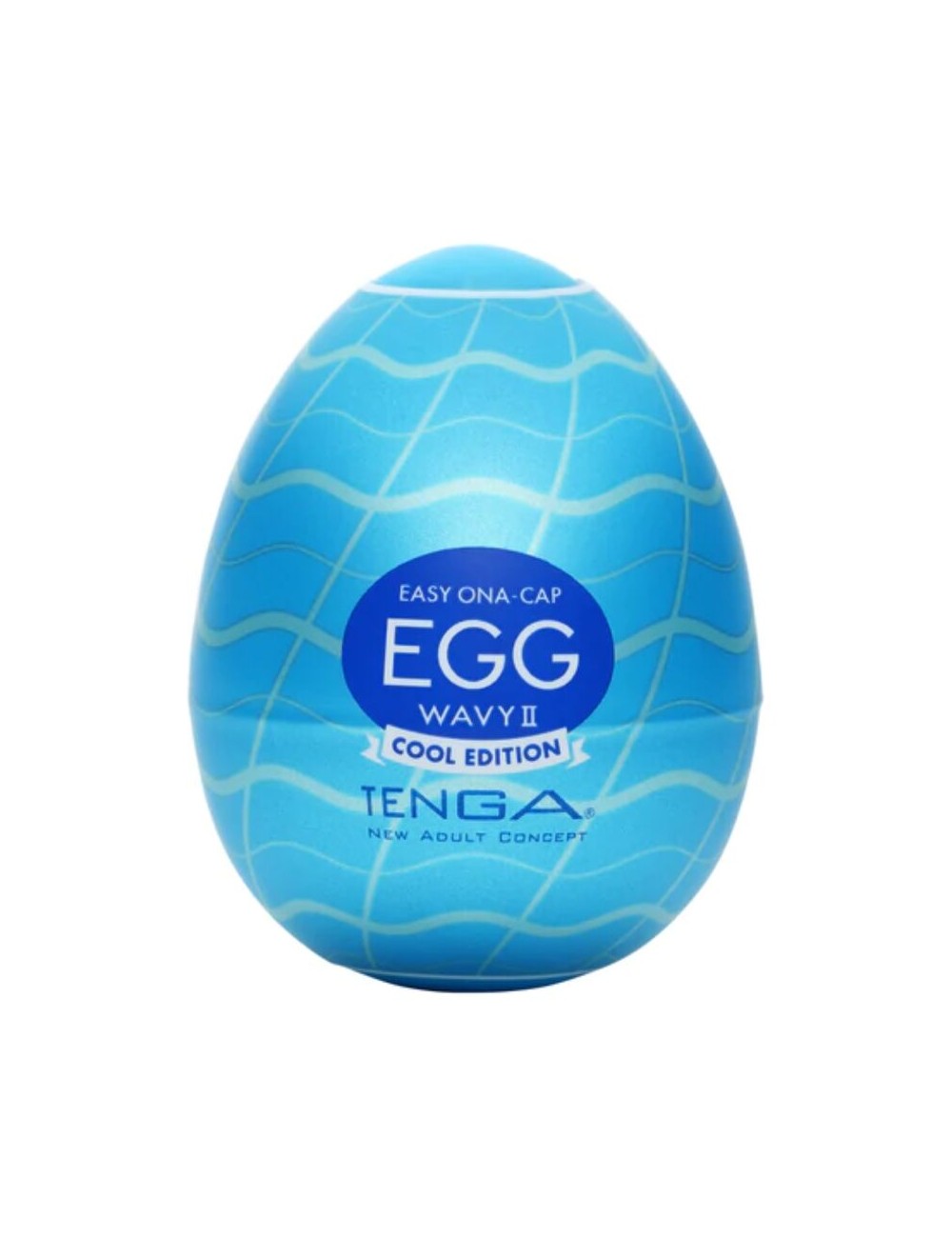 TENGA WAVY II COOL EDITION MASTURBATOR EGG TENGA WAVY II COOL EDITION MASTURBATOR EGG