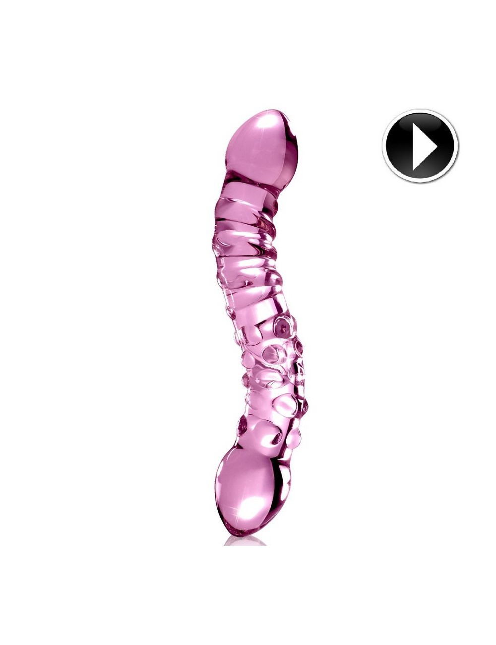 ICICLES NUMBER 55 HAND BLOWN GLASS MASSAGER ICICLES NUMBER 55 HAND BLOWN GLASS MASSAGER