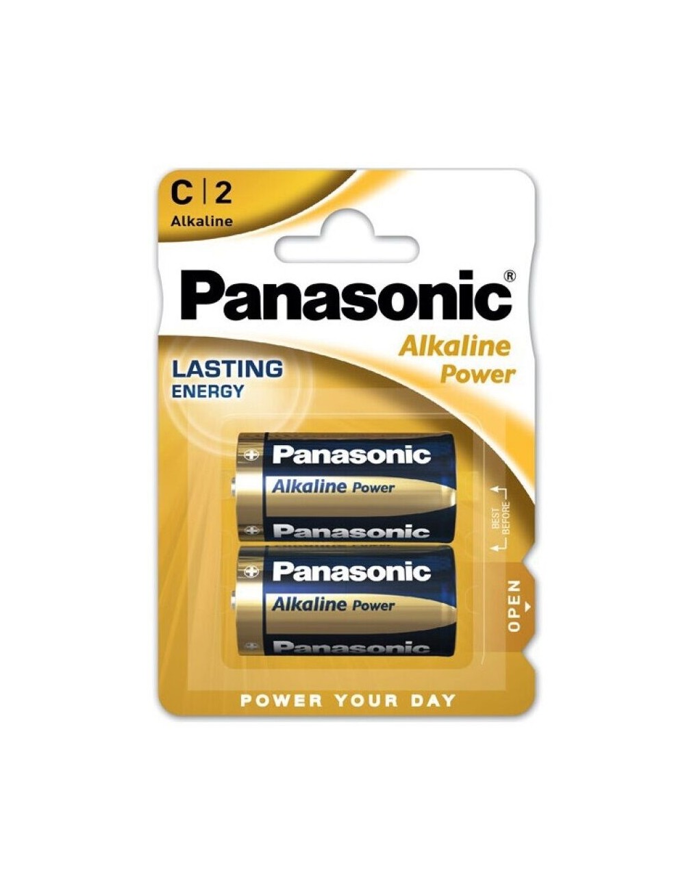 PANASONIC BRONZE BATTERY C LR14 2 UNITS