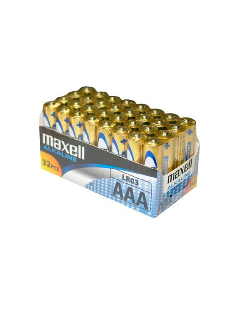 MAXELL BATTERY AAA LR03 PACK*32 UDS