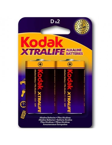 KODAK XTRALIFE ALKALINE BATTERIES LR20 D LR20 1.5V