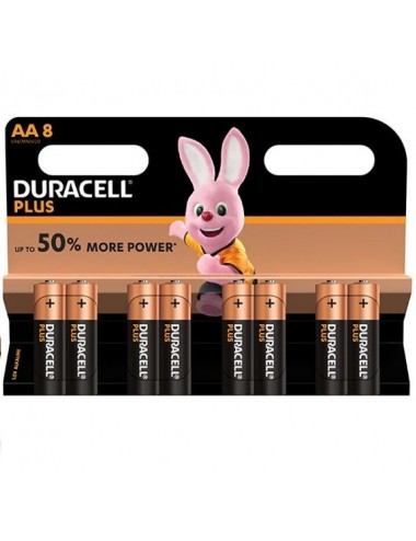 DURACELL PLUS POWER BATTERY AA LR6  8UNITS