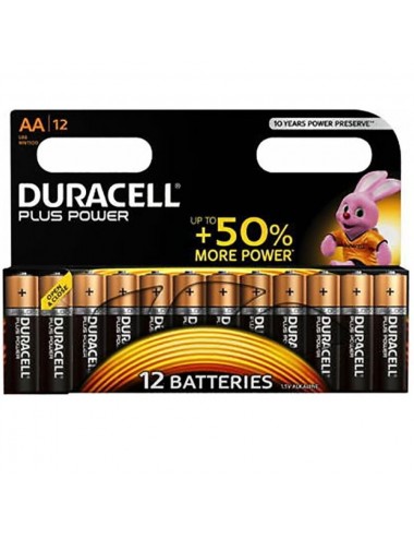 DURACELL PLUS POWER BATTERY  AA LR6 12UNITS