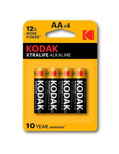 KODAK XTRALIFE ALKALINE BATTERY AA LR6 BLISTER * 4