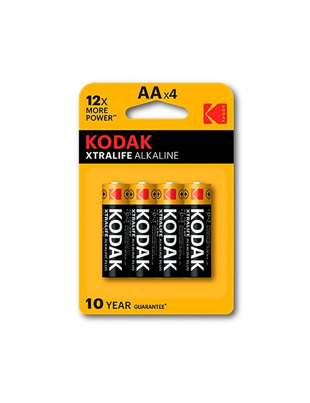 KODAK XTRALIFE ALKALINE BATTERY AA LR6 BLISTER * 4 KODAK XTRALIFE ALKALINE BATTERY AA LR6 BLISTER * 4