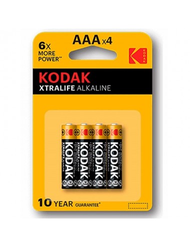 KODAK XTRALIFE ALKALINE BATTERY AAA LR03 BLISTER * 4