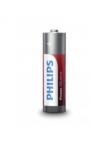 PHILIPS POWER ALKALINE BATTERY AA LR6 PACK 4