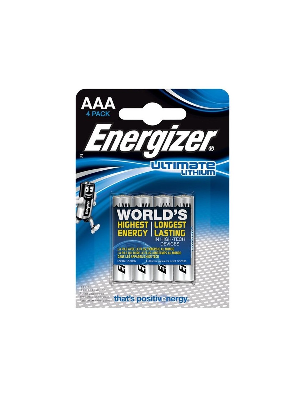 ENERGIZER ULTIMATE LITHIUM AAA L92 LR03 1 ENERGIZER ULTIMATE LITHIUM AAA L92 LR03 1