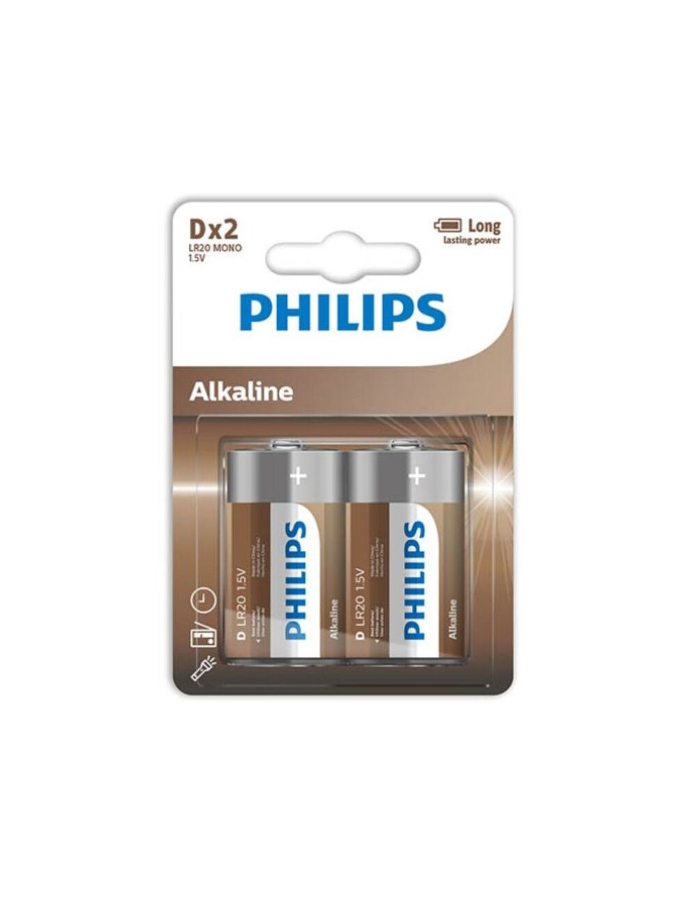PHILIPS ALKALINE BATTERY D LR20 BLISTER*2 PHILIPS ALKALINE BATTERY D LR20 BLISTER*2