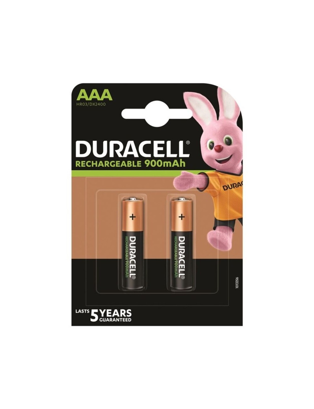 DURACELL RECHARGEABLE BATTERY HR03 AAA 900mAh 2 UNIT DURACELL RECHARGEABLE BATTERY HR03 AAA 900mAh 2 UNIT