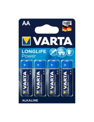 VARTA LONGLIFE POWER ALKALINE BATTERY AA LR6 4 UNIT