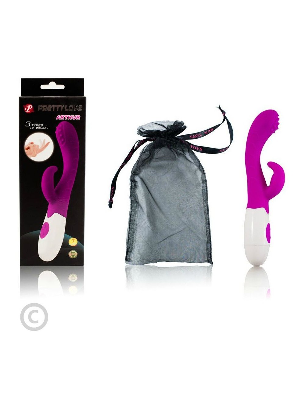 PRETTY LOVE ARTHUR VIBRATOR PURPLE