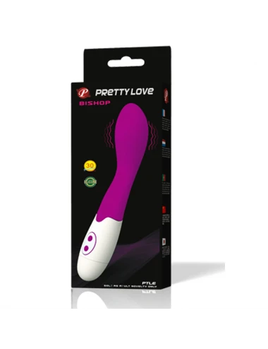 PRETTY LOVE BISHOP VIBRATOR PURPLE
