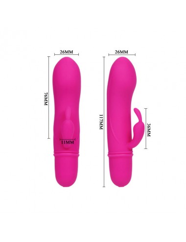 PRETTY LOVE - FLIRTATION VIBRATOR WITH RABBIT CAESAR