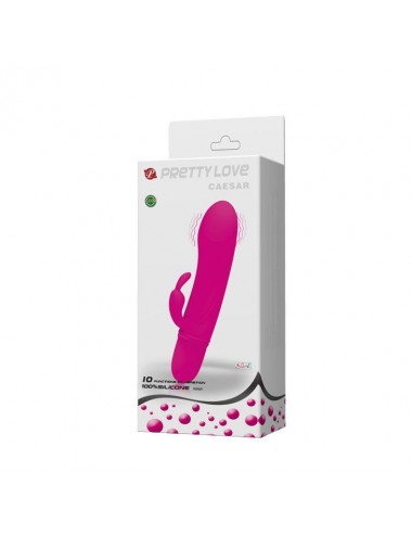 PRETTY LOVE - FLIRTATION VIBRATOR WITH RABBIT CAESAR