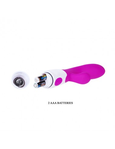 PRETTY LOVE - FLIRTATION ALVIS VIBRATOR WITH CLITORIS STIMULATOR
