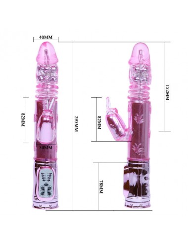 BAILE - THROBBING BUNNY PINK RAMPANT ROTATOR