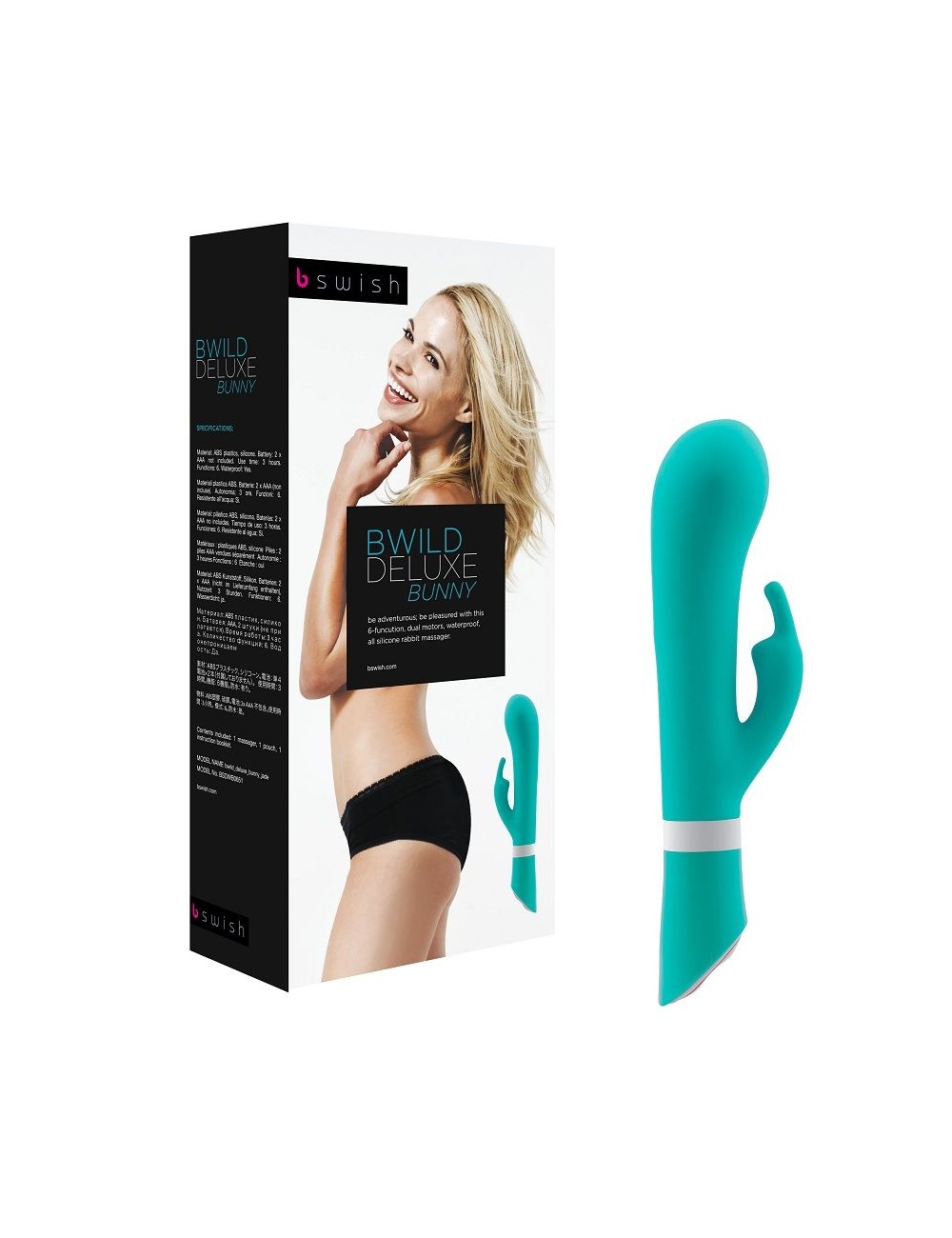 B SWISH BWILD DELUXE BUNNY RABBIT VIBRATOR JADE B SWISH BWILD DELUXE BUNNY RABBIT VIBRATOR JADE