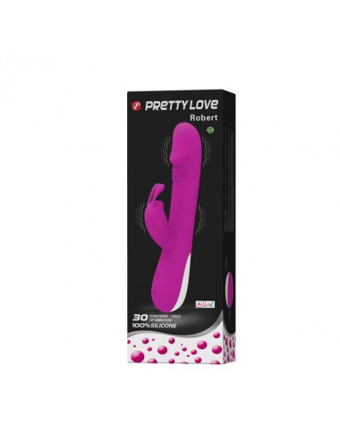 PRETTY LOVE - FLIRTATION ROBERT VIBRATOR WITH CLITORIS STIMULATOR