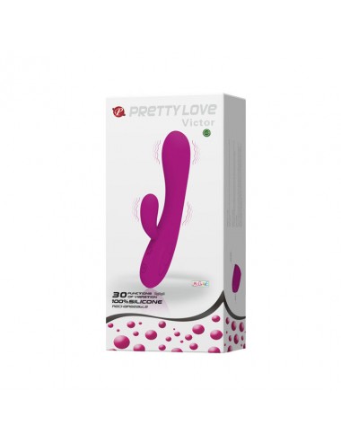 PRETTY LOVE - SMART VICTOR VIBRATOR WITH CLITORIS STIMULATOR
