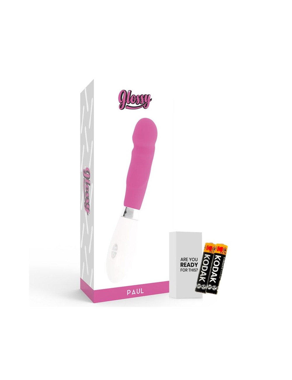 GLOSSY PAUL VIBRATOR PINK GLOSSY PAUL VIBRATOR PINK