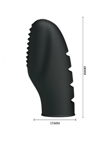 PRETTY LOVE - FLIRTATION STANFORD BLACK VIBRATION THIMBLE