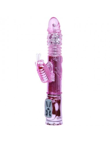 RECHARGEABLE VIBRATOR MULTIFUNCTION WITH CLIT STIMULATING THROBBING BUTTERFLY