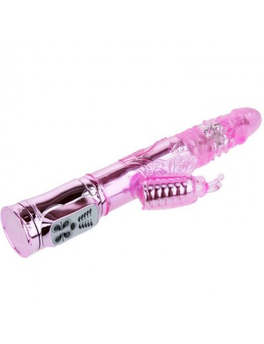 RECHARGEABLE VIBRATOR MULTIFUNCTION WITH CLIT STIMULATING THROBBING BUTTERFLY