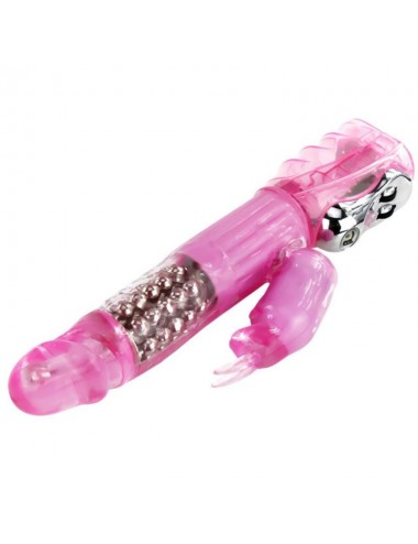 VIBRATOR WITH CLIT STIMULATION MULTISPEED MULTIROTATION