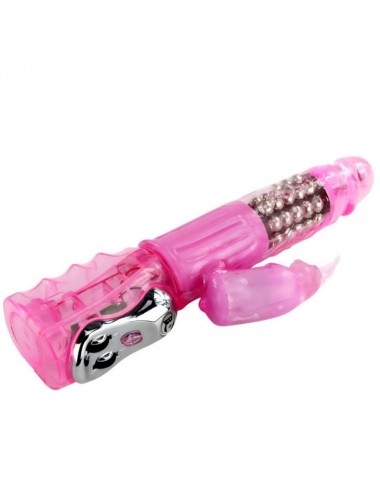 VIBRATOR WITH CLIT STIMULATION MULTISPEED MULTIROTATION