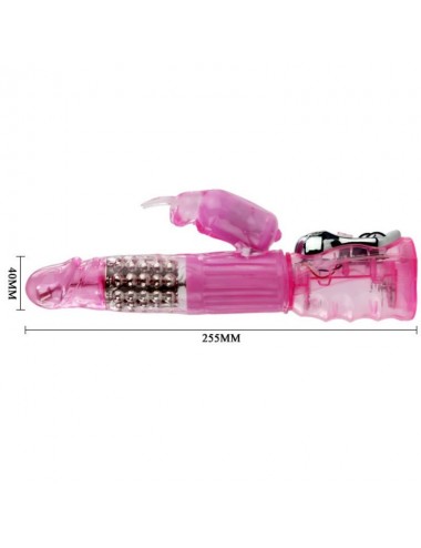 BAILE - VIBRATOR WITH ROTATION AND RABBIT MULTIVE SPEED AND MULTIROTATION