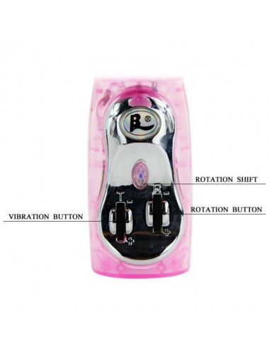BAILE - VIBRATOR WITH ROTATION AND RABBIT MULTIVE SPEED AND MULTIROTATION
