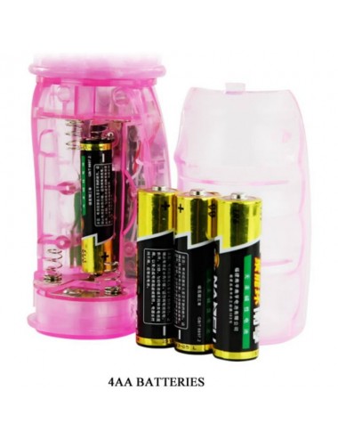 BAILE - VIBRATOR WITH ROTATION AND RABBIT MULTIVE SPEED AND MULTIROTATION