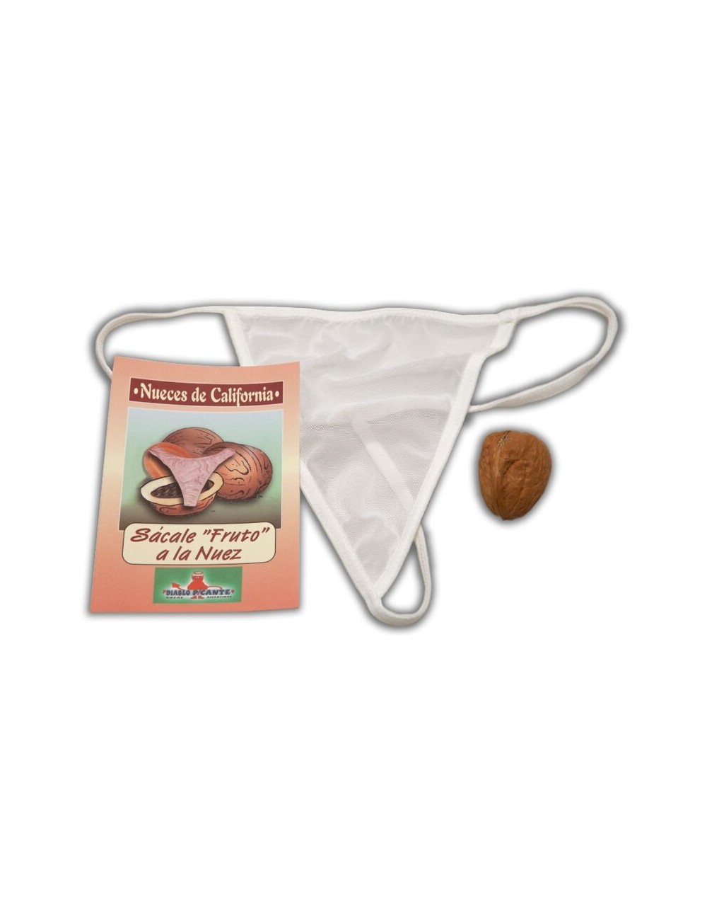 DIABLO PICANTE - WALNUT WITH A SURPRISE THONG DIABLO PICANTE - WALNUT WITH A SURPRISE THONG