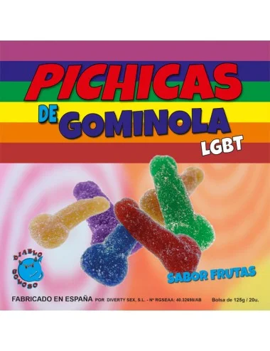 PRIDE - GUMMY PENIS FRUITS WITH SUGAR LGBT