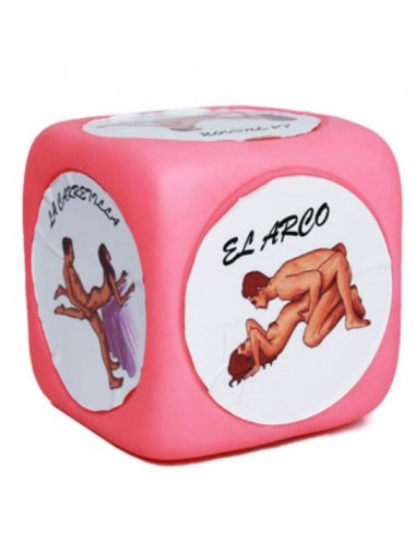 DIABLO PICANTE - SUPER LARGE KAMASUTRA DICE OF POSTURES PINK