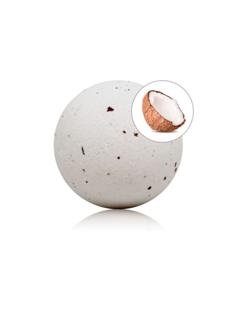 TALOKA - COCONUT SCENTED BATH BOMB WITH ROSE PETALS