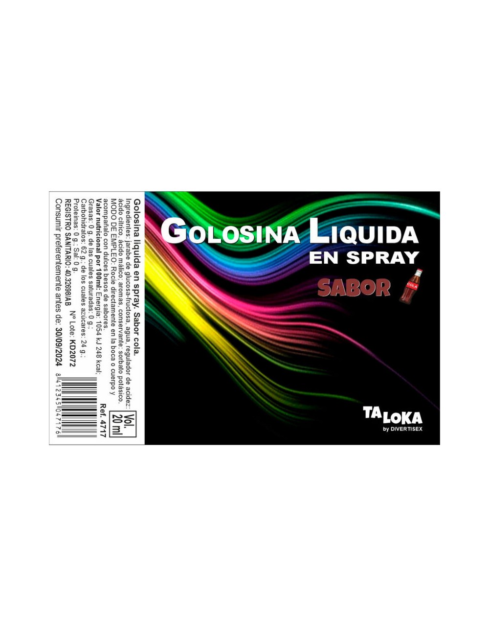 TALOKA - LIQUID COLA CANDY SPRAY TALOKA - LIQUID COLA CANDY SPRAY