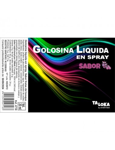 TALOKA - LIQUID BERRIES CANDY SPRAY