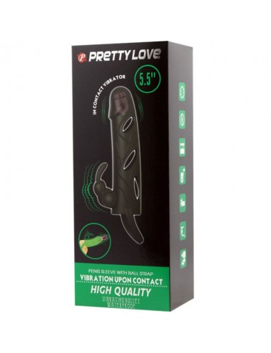 PRETTY LOVE - SILICONE COVER WITH VIBRATION 14 CM 2.0