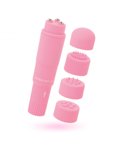 GLOSSY KURT POCKET MASSAGER PINK