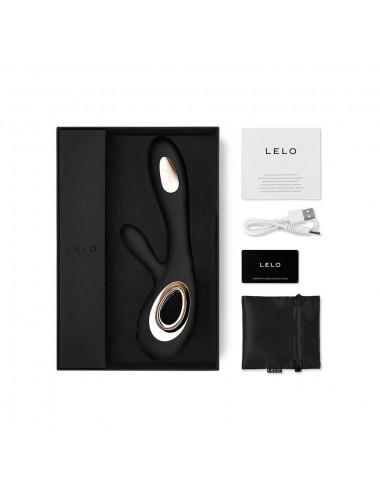 LELO - SORAYA WAVE VIBRATOR RABBIT BLACK