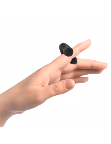 BLACK&SILVER - DUCKYMANIA RECHARGEABLE SILICONE STIMULATING DUCK THIMBLE