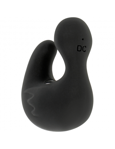BLACK&SILVER - DUCKYMANIA RECHARGEABLE SILICONE STIMULATING DUCK THIMBLE