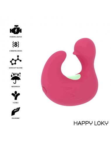 HAPPY LOKY DUCKYMANIA RECHARGEABLE SILICONE STIMULATOR FINGER