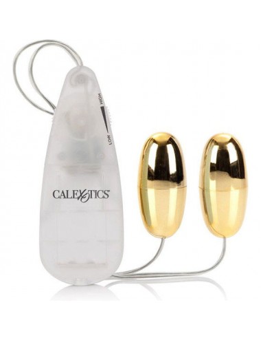 CALEX VIBRATING BULLETS GOLD DUO