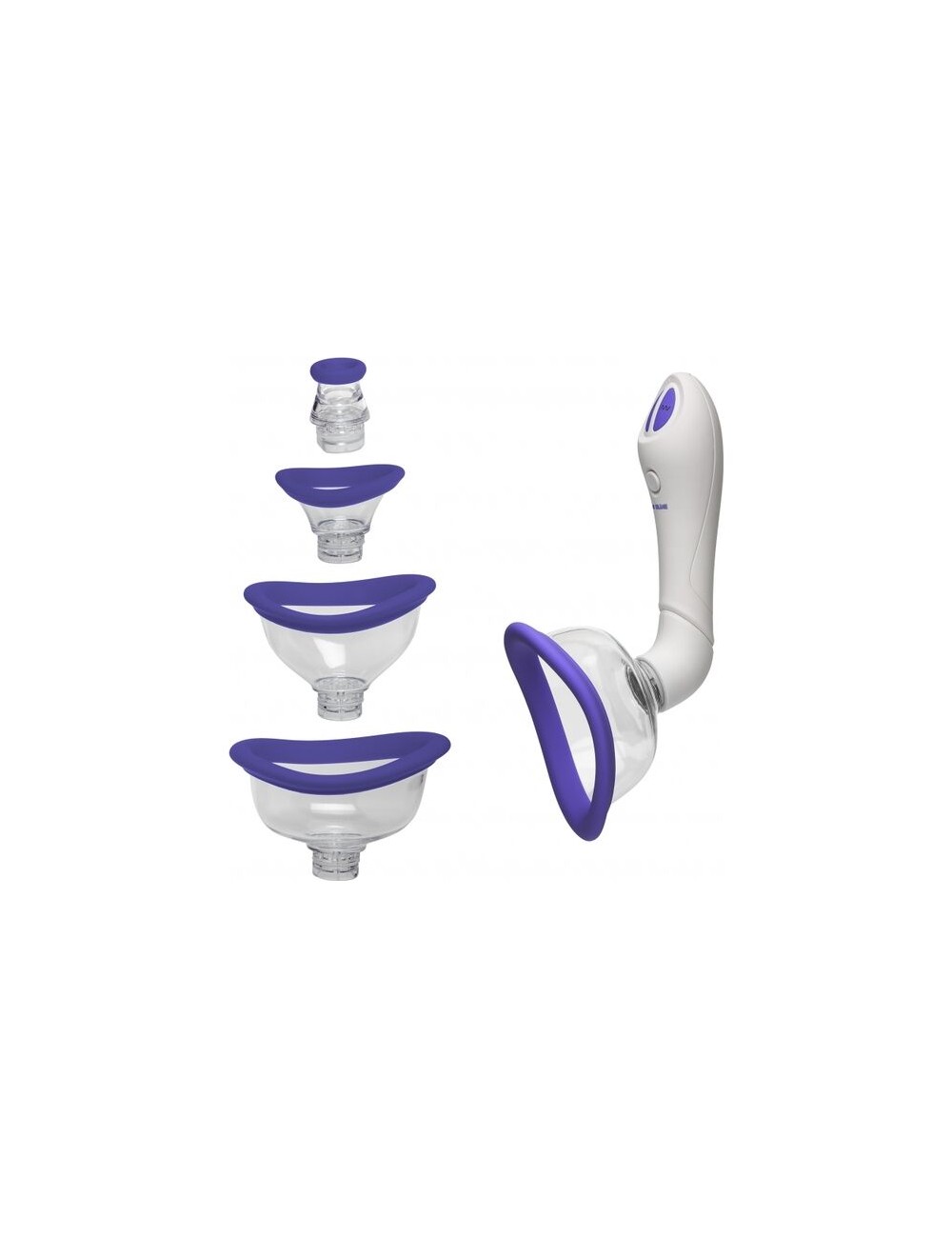 DOC JOHNSON BLOOM - INTIMATE BODY PUMP - PURPLE/WHITE DOC JOHNSON BLOOM - INTIMATE BODY PUMP - PURPLE/WHITE
