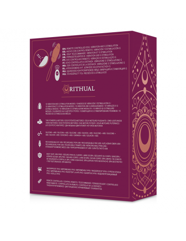 RITHUAL - PRIYA EGG REMOTE CONTROL G-SPOT + VIBRATION